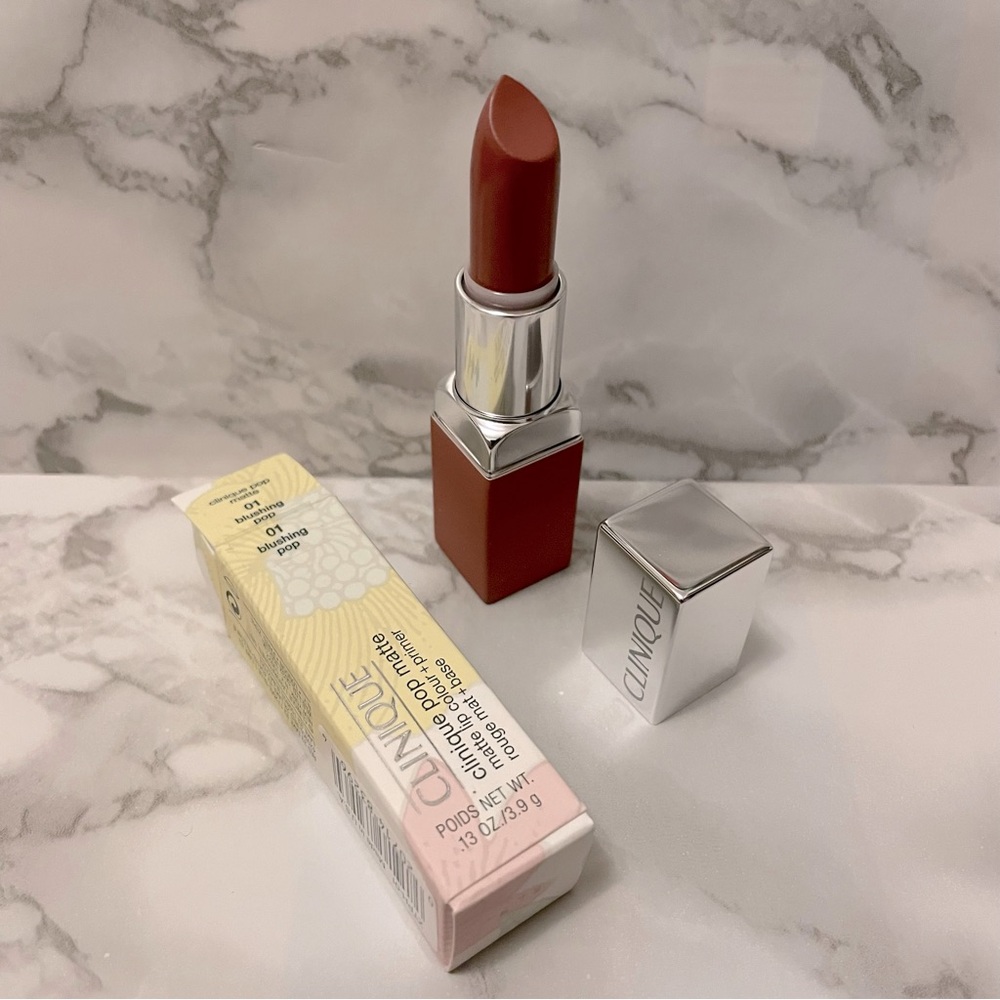 Clinique Pop Matte Lipstick in 01 Blushing Pop